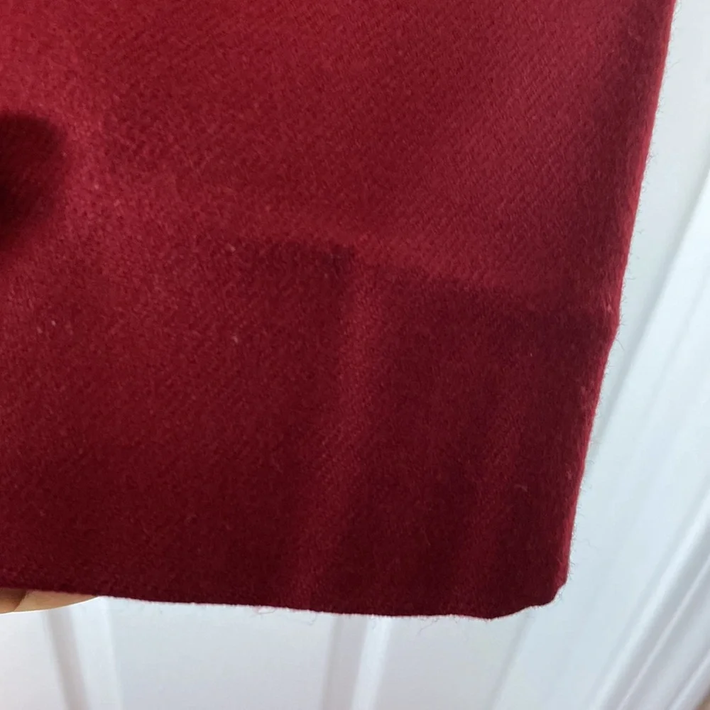 Sandro 100% Wool Red Blazer Jacket lined  with Pockets Size 8